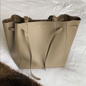 Celine Small Cabas Phantom Tote in Taupe
